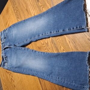 AG ADRIANO GOLDSCHMIED Jeans Womens 26 FARRAH CROP BLUE Bootcut Used Denim